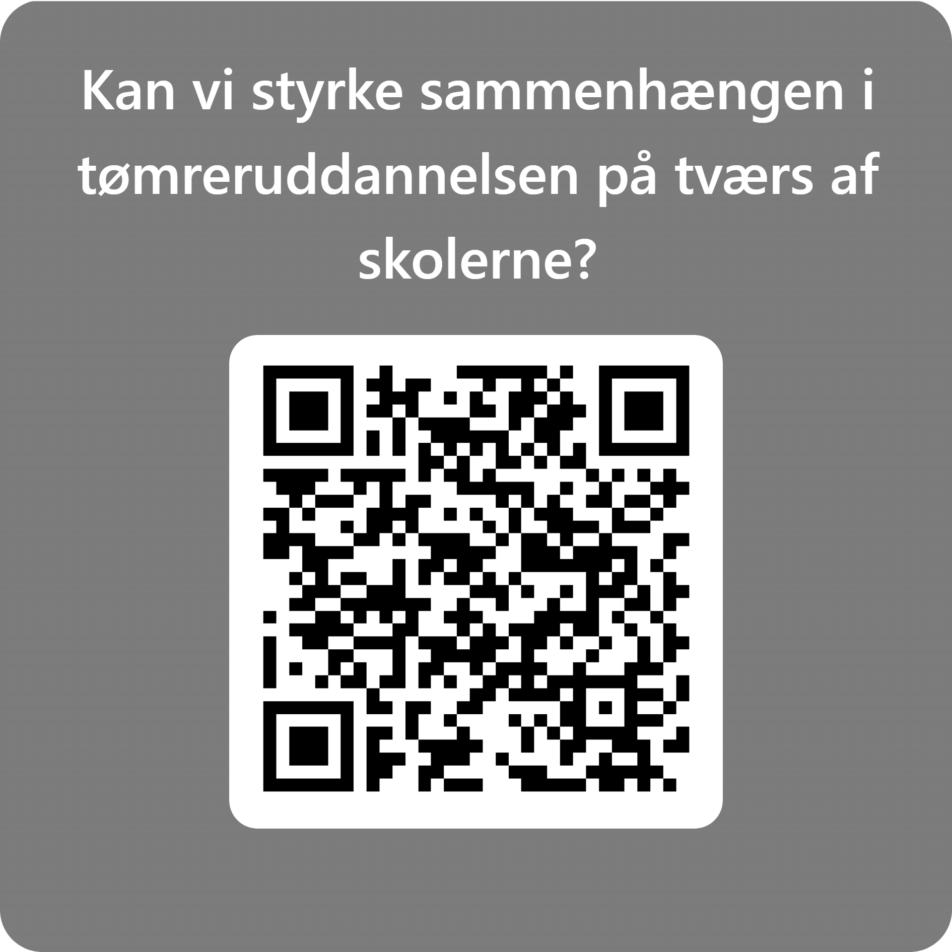 QRCode til Kan vi styrke sammenhængen i tømreruddannelsen på tværs af skolerne